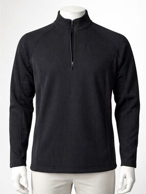 Spyder Men's Black Half-Zip Lightweight Jacket